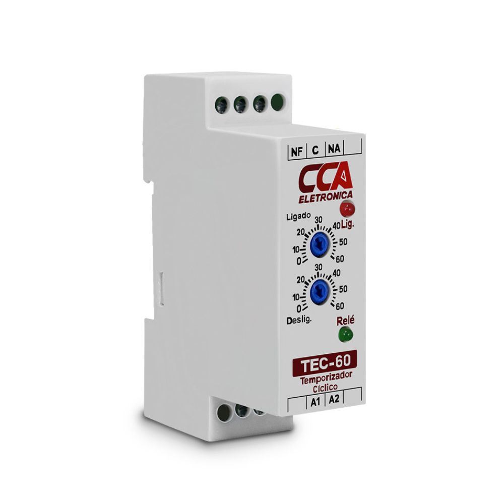 Temporizador Analógico Cíclico TEC 60MM